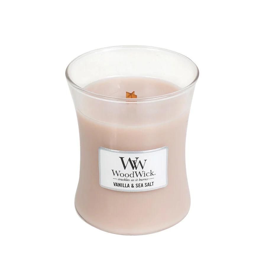 Woodwick - Candela Piccola Vanilla & Sea Salt