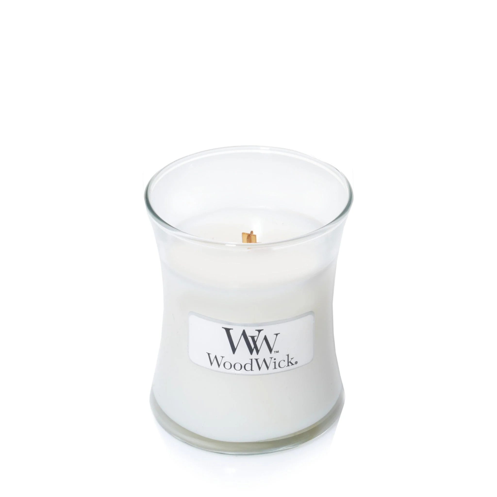 Woodwick - Candela Piccola White Tea & Jasmine - Image 2