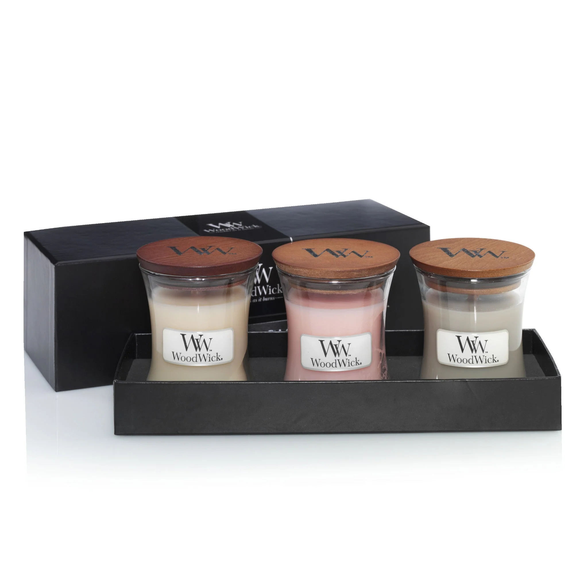Woodwick - Candele Piccole Fireside, Coastal Sunset, Vanilla Bean - Image 2