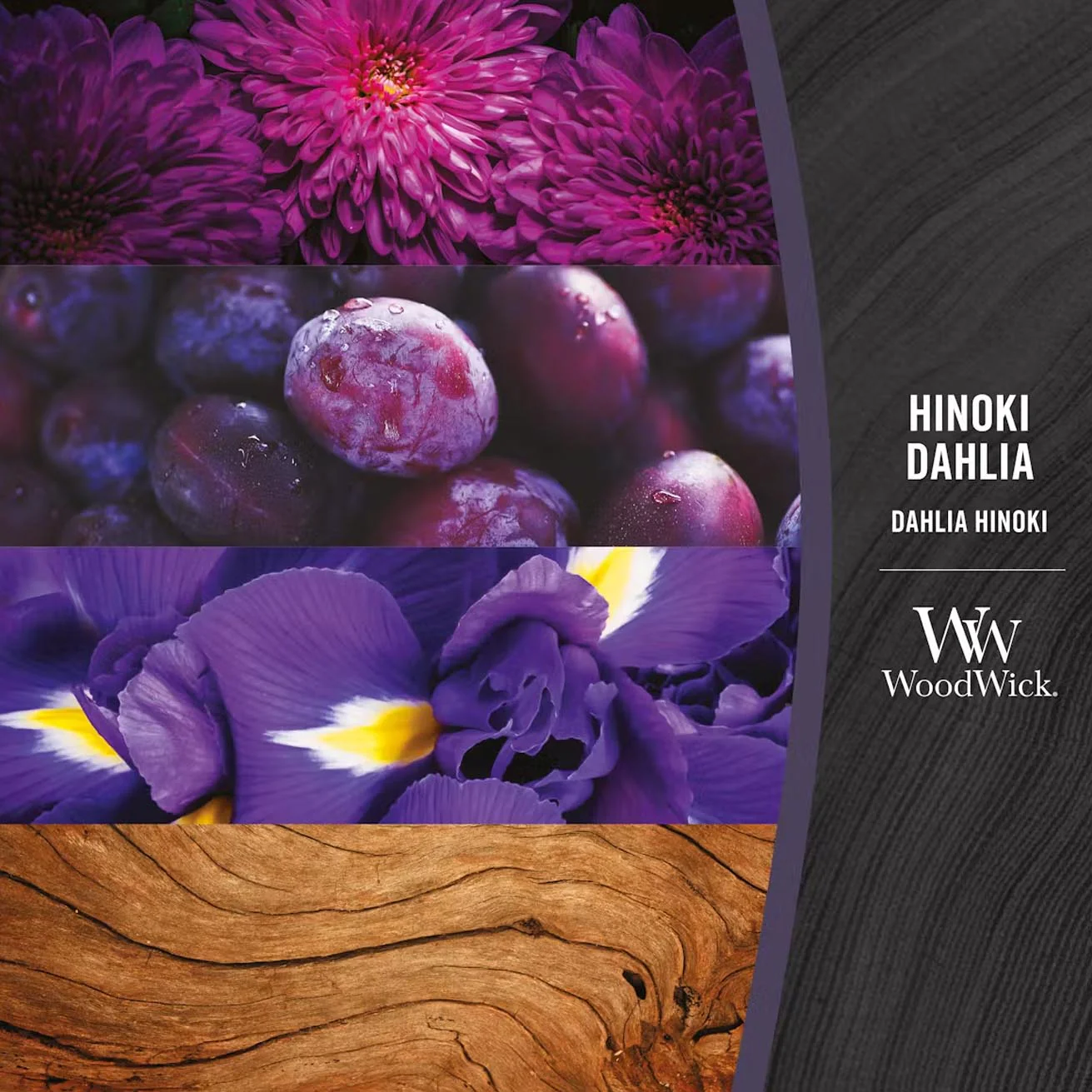 Woodwick - Candela Piccola Hinoki Dahlia - Image 2