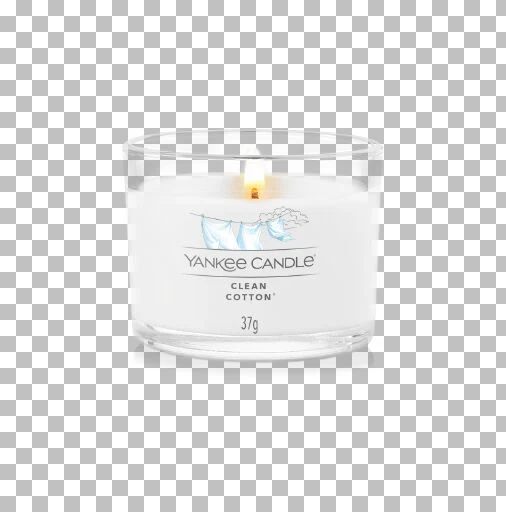 Yankee Candle - Candela votiva in vetro Clean Cotton - Image 2
