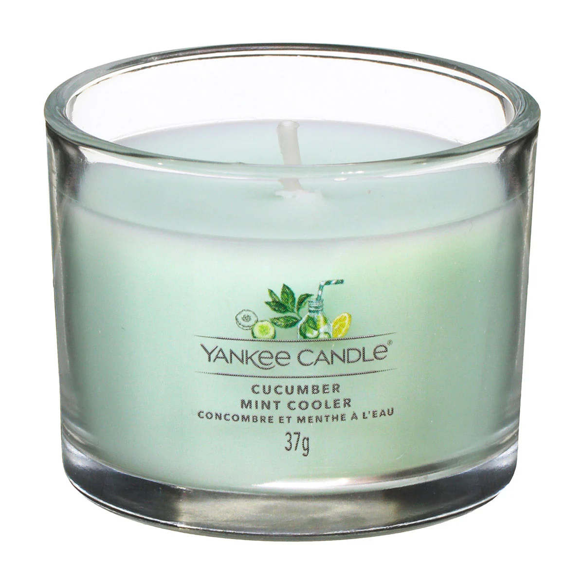Yankee Candle - Candela votiva in vetro Cucumber Mint Cooler - Image 2