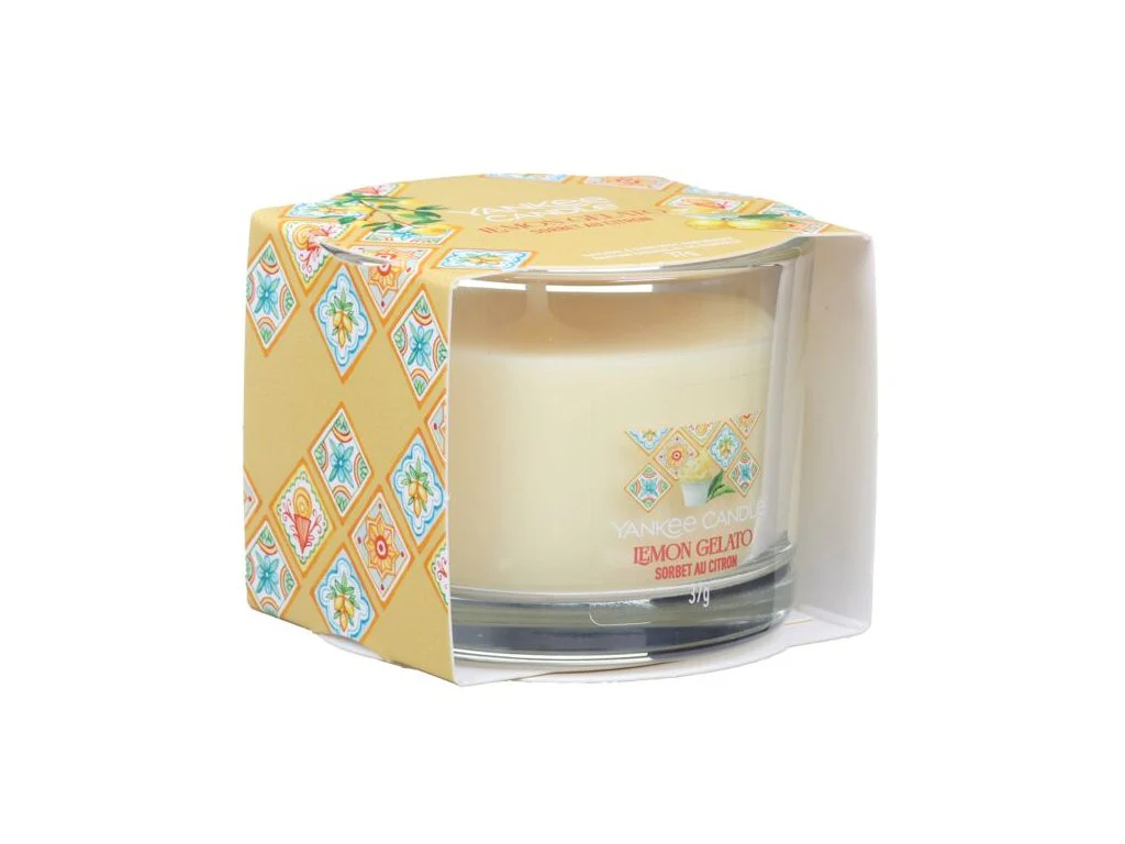 Yankee Candle - Candela votiva in vetro Lemon Gelato - Image 3