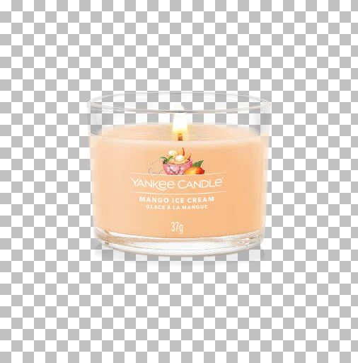 Yankee Candle - Candela votiva in vetro Mango Ice Cream
