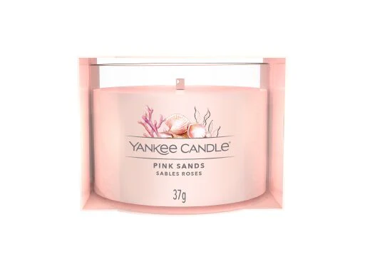 Yankee Candle - Candela votiva in vetro Pink Sands
