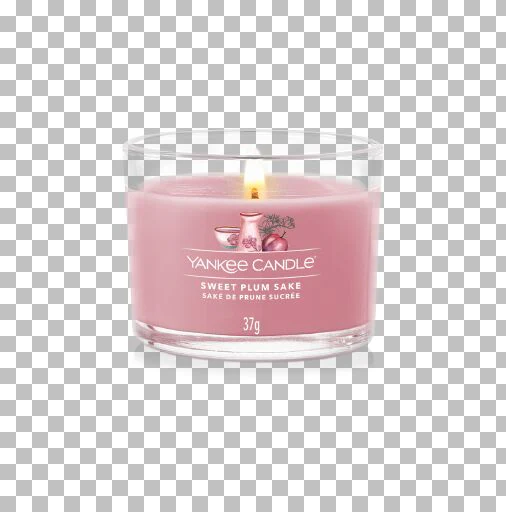 Yankee Candle - Candela Votiva in vetro Sweet Plum Sake