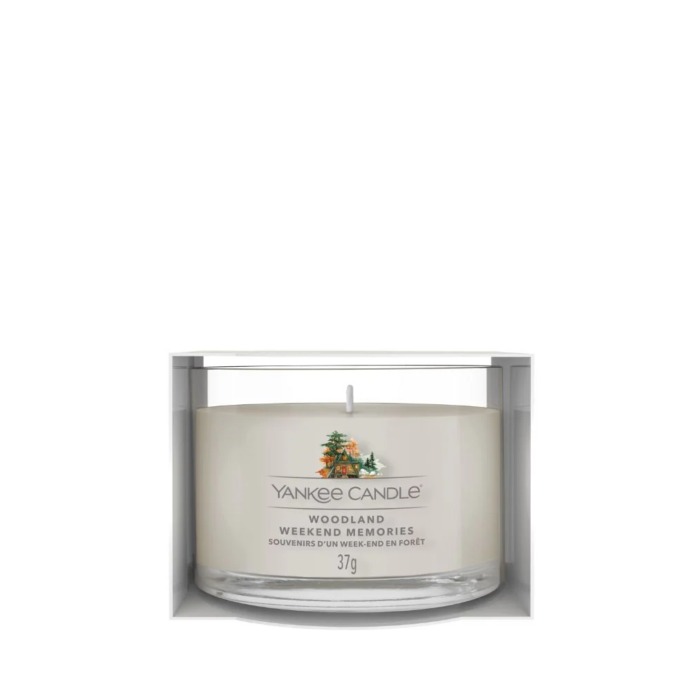 Yankee Candle - Candela votiva in vetro  Woodland Weekend Memories - Image 2