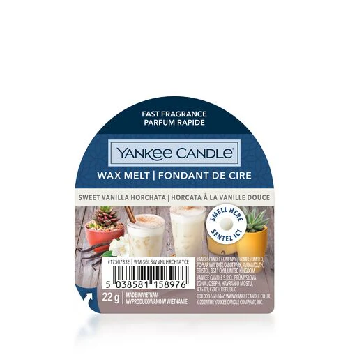 Yankee Candle - Cera da Fondere  Sweet Vanilla Horchata