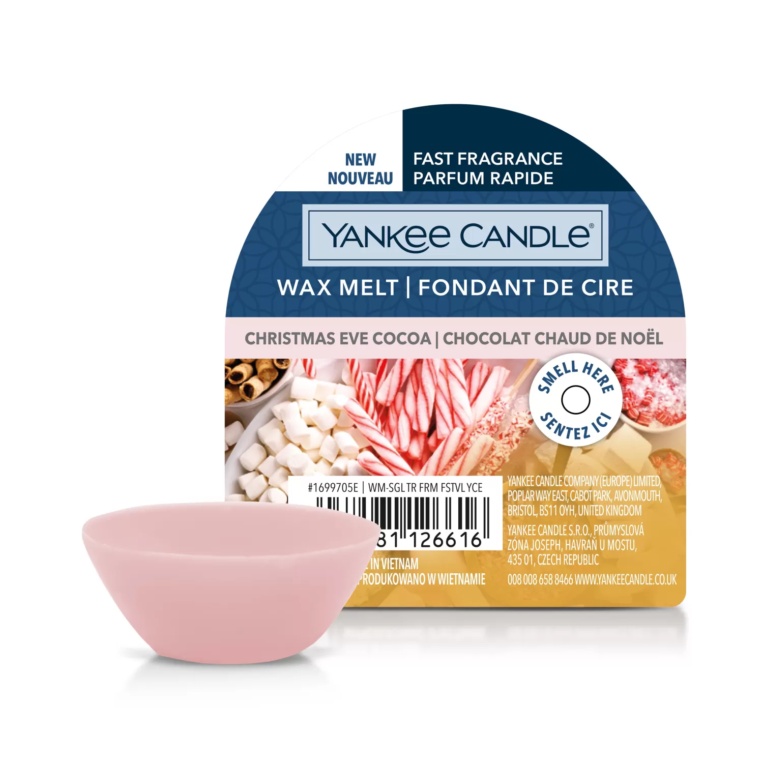 Yankee Candle - Cera da fondere Christmas Eve Cocoa
