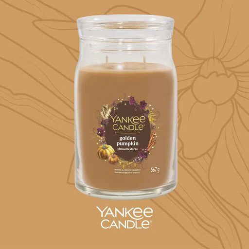 Yankee Candle - Giara grande signature Golden Pumpkin
