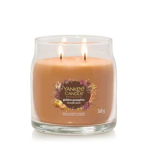 Yankee candle - Giara media Signature Golden Pumpkin
