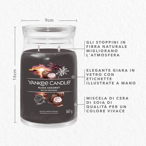 Yankee Candle Signature - Giara Grande Black Coconut - Image 2
