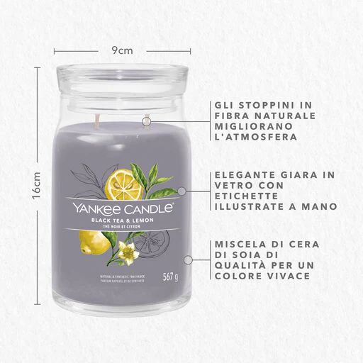 Yankee Candle Signature - Giara Grande Black Tea & Lemon - Image 3