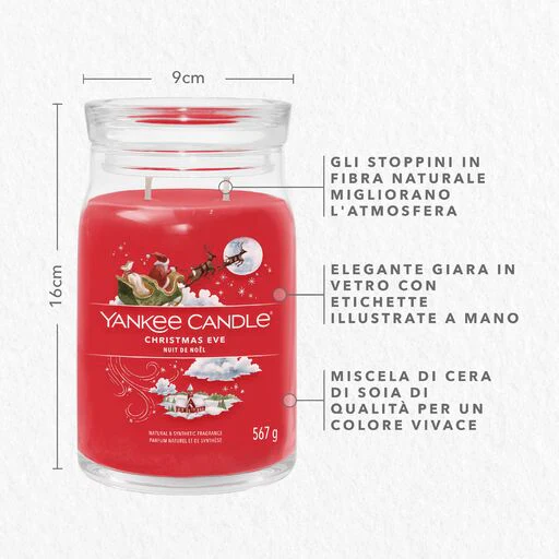 Yankee Candle Signature - Giara grande Christmas Eve