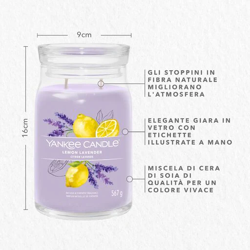 Yankee Candle Signature - Giara grande Lemon Lavender - Image 4