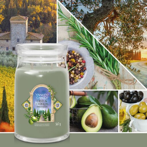 Yankee Candle Signature - Giara grande Olive & Cypress - Image 3