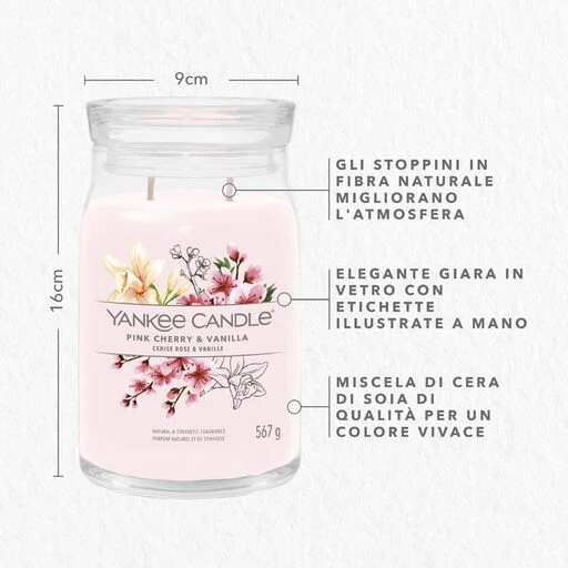 Yankee Candle Signature - Giara grande Pink Cherry & Vanilla - Image 2