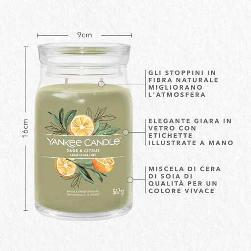 Yankee Candle Signature - Giara grande Sage & Citrus - Image 3