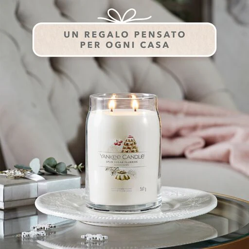 Yankee Candle Signature - Giara grande Spun Sugar Flurries