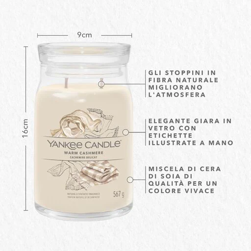 Yankee Candle Signature - Giara grande Warm Cashmere - Image 2