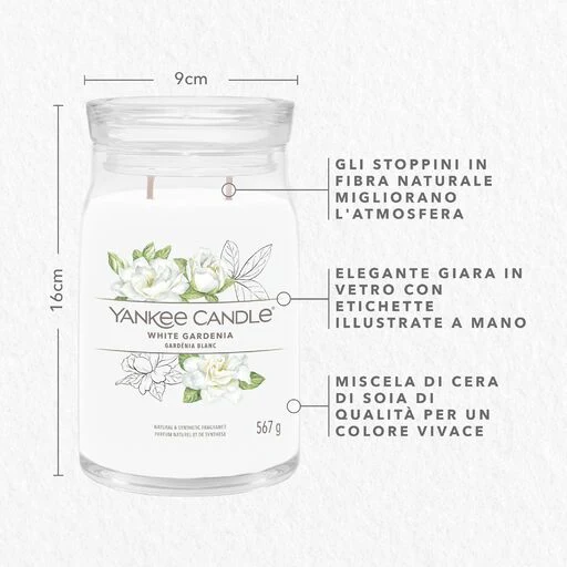 Yankee Candle Signature - Giara grande White Gardenia - Image 4