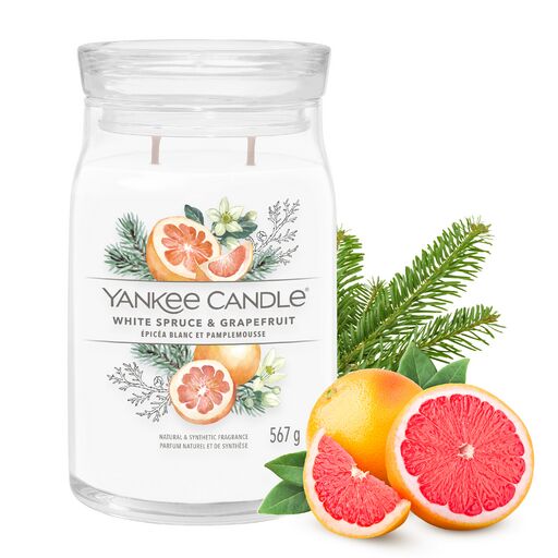 Yankee Candle Signature - Giara grande White Spruce & Grapefruit - Image 2