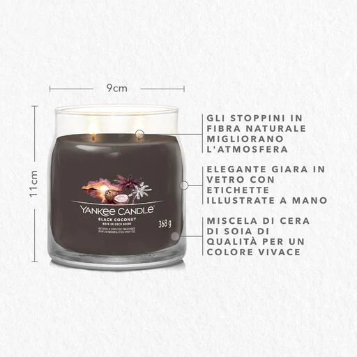 Yankee Candle Signature - Giara Media Black Coconut - Image 2