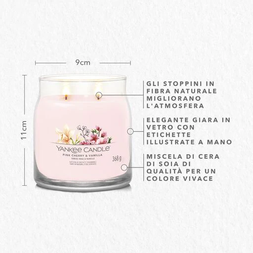 Yankee Candle Signature - Giara Media Pink Cherry & Vanilla