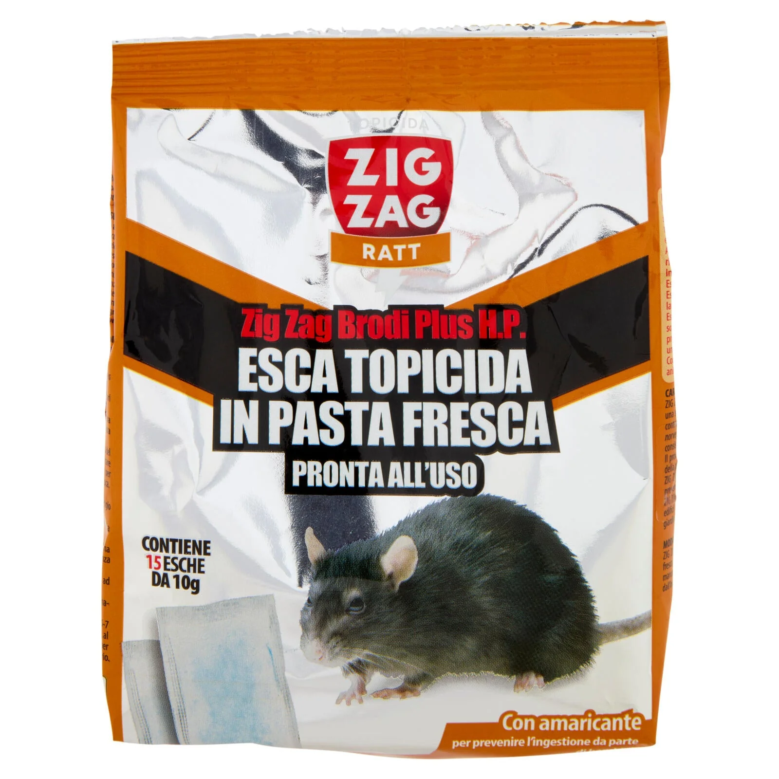 Zig Zag Ratt Brodi Plus H.P. Esca Topicida in Pasta Fresca 150 g - Image 2